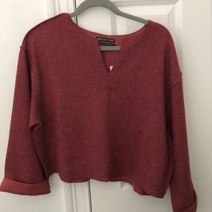 Maroon sweater